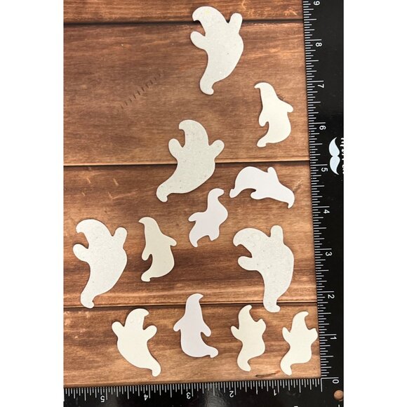 Creatology Halloween Foam Ghost Stickers 45 Pieces 150434 matte & glitter - Picture 3 of 3